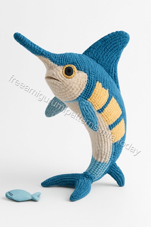 Amigurumi Marlin Fish Free Pattern