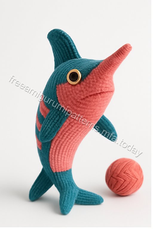 Amigurumi Marlin Fish Free Pattern