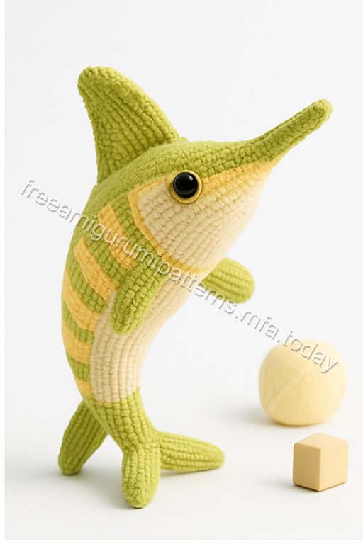 Amigurumi Marlin Fish Free Pattern