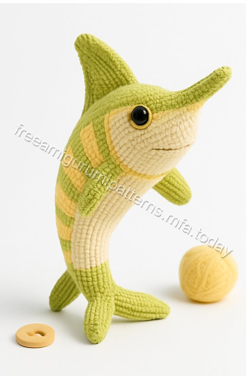 Amigurumi Marlin Fish Free Pattern