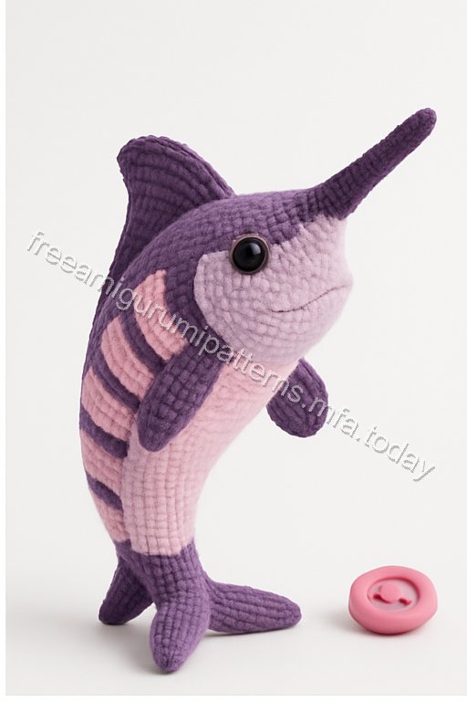 Amigurumi Marlin Fish Free Pattern