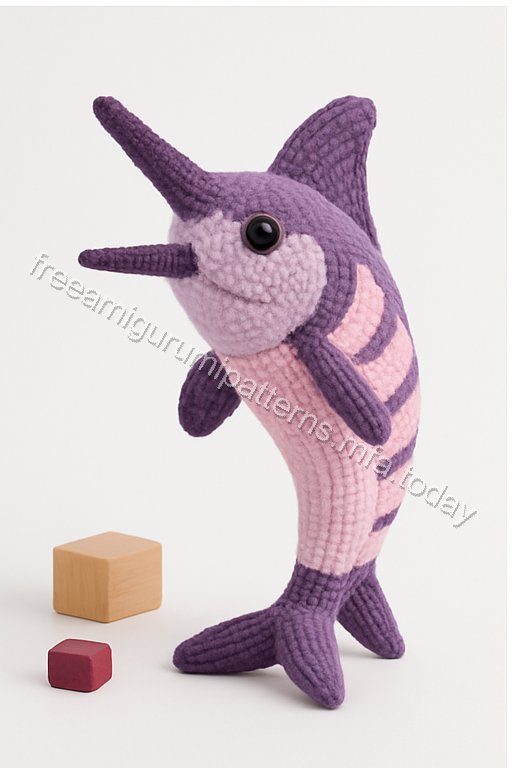 Amigurumi Marlin Fish Free Pattern