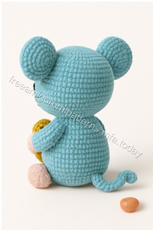 Amigurumi Blue Mouse Free Pattern