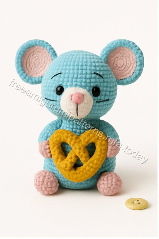 Amigurumi Blue Mouse Free Pattern