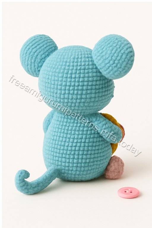 Amigurumi Blue Mouse Free Pattern