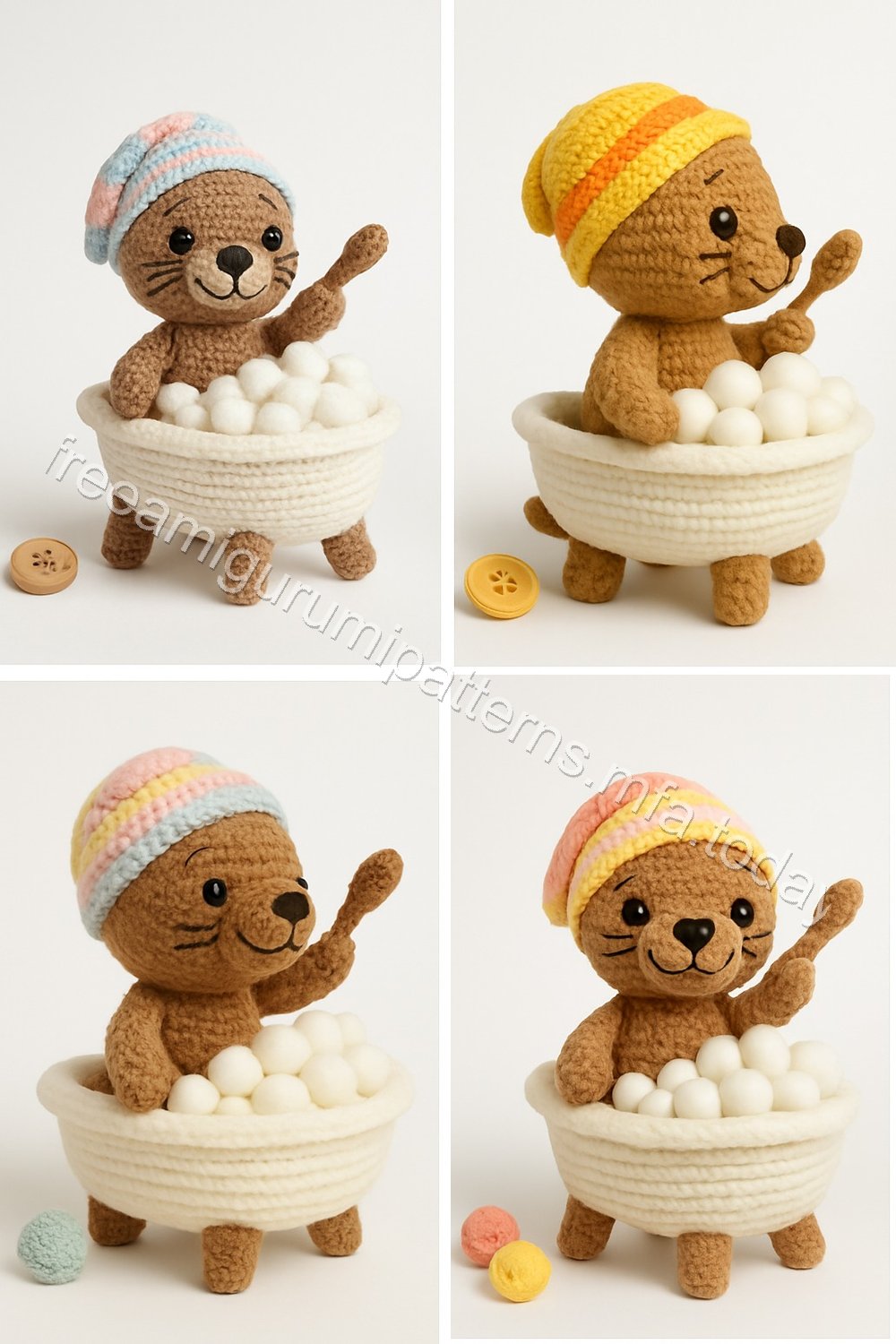 Amigurumi Otter Free Pattern