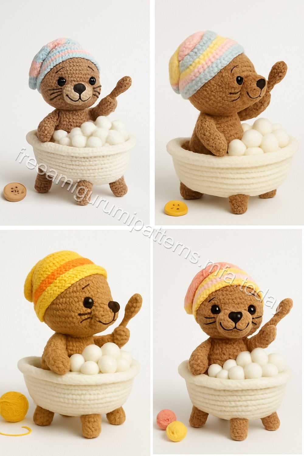 Amigurumi Otter Free Pattern