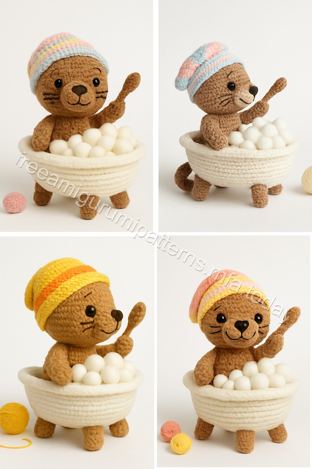 Amigurumi Otter Free Pattern