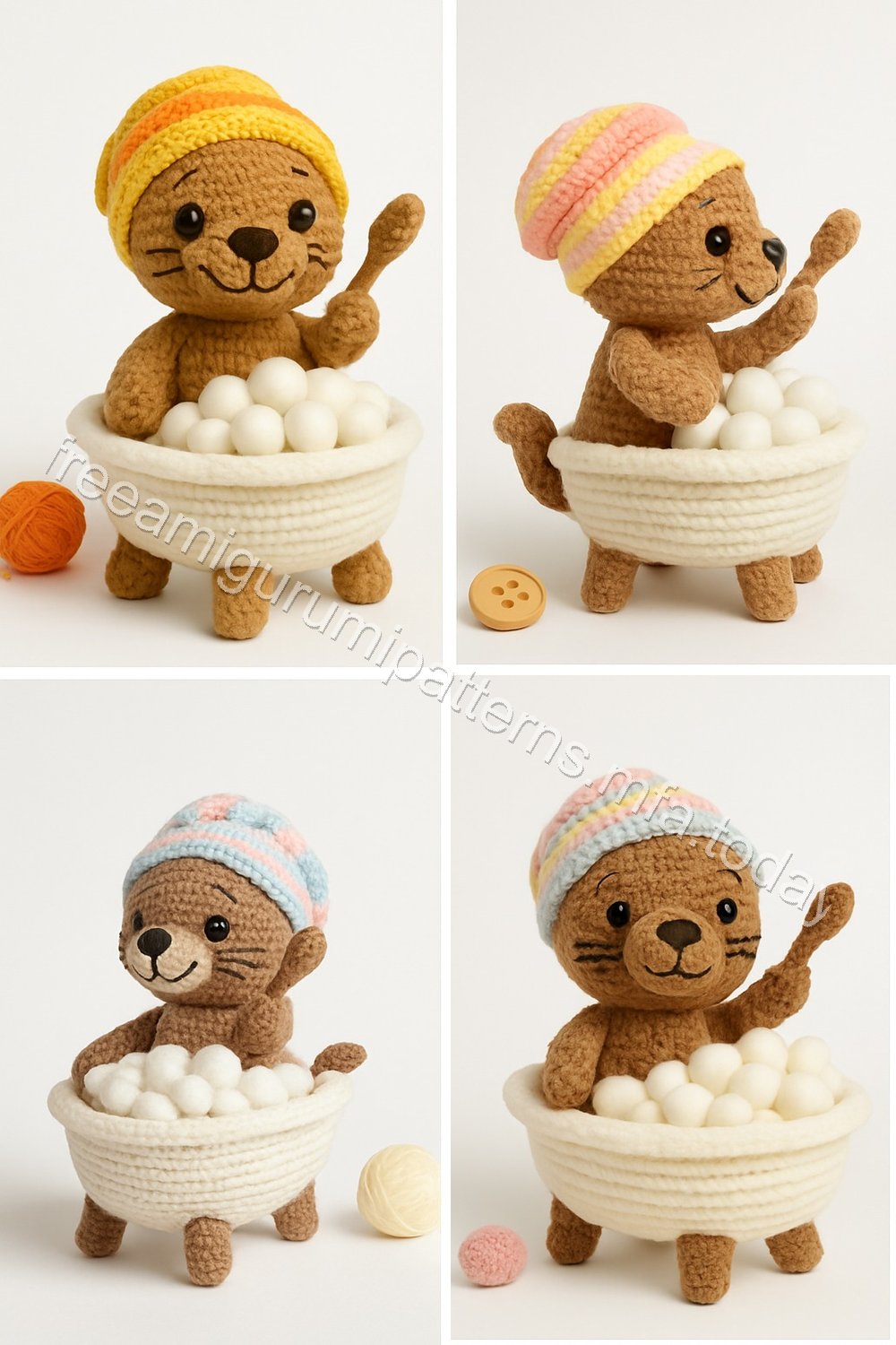 Amigurumi Otter Free Pattern