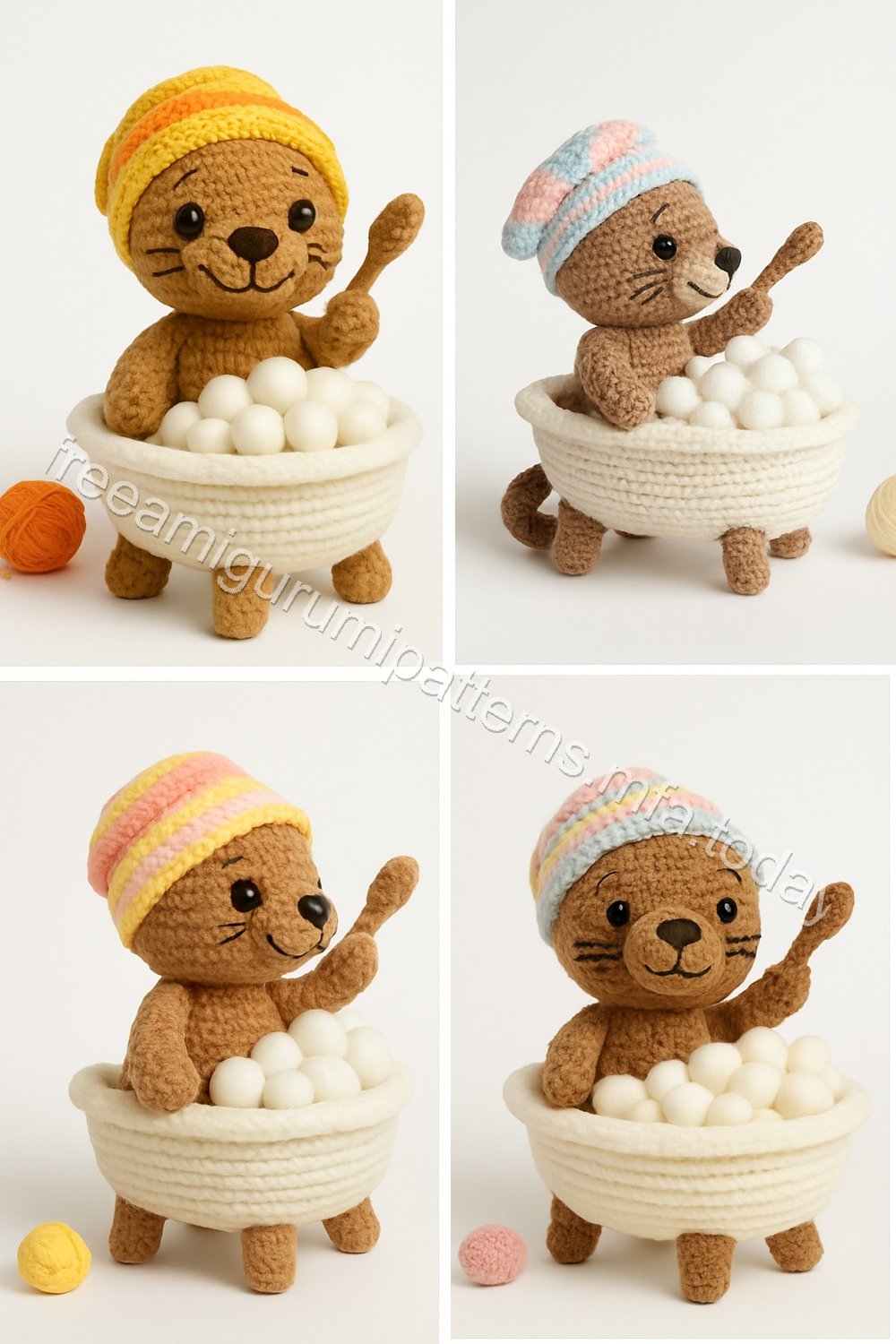 Amigurumi Otter Free Pattern