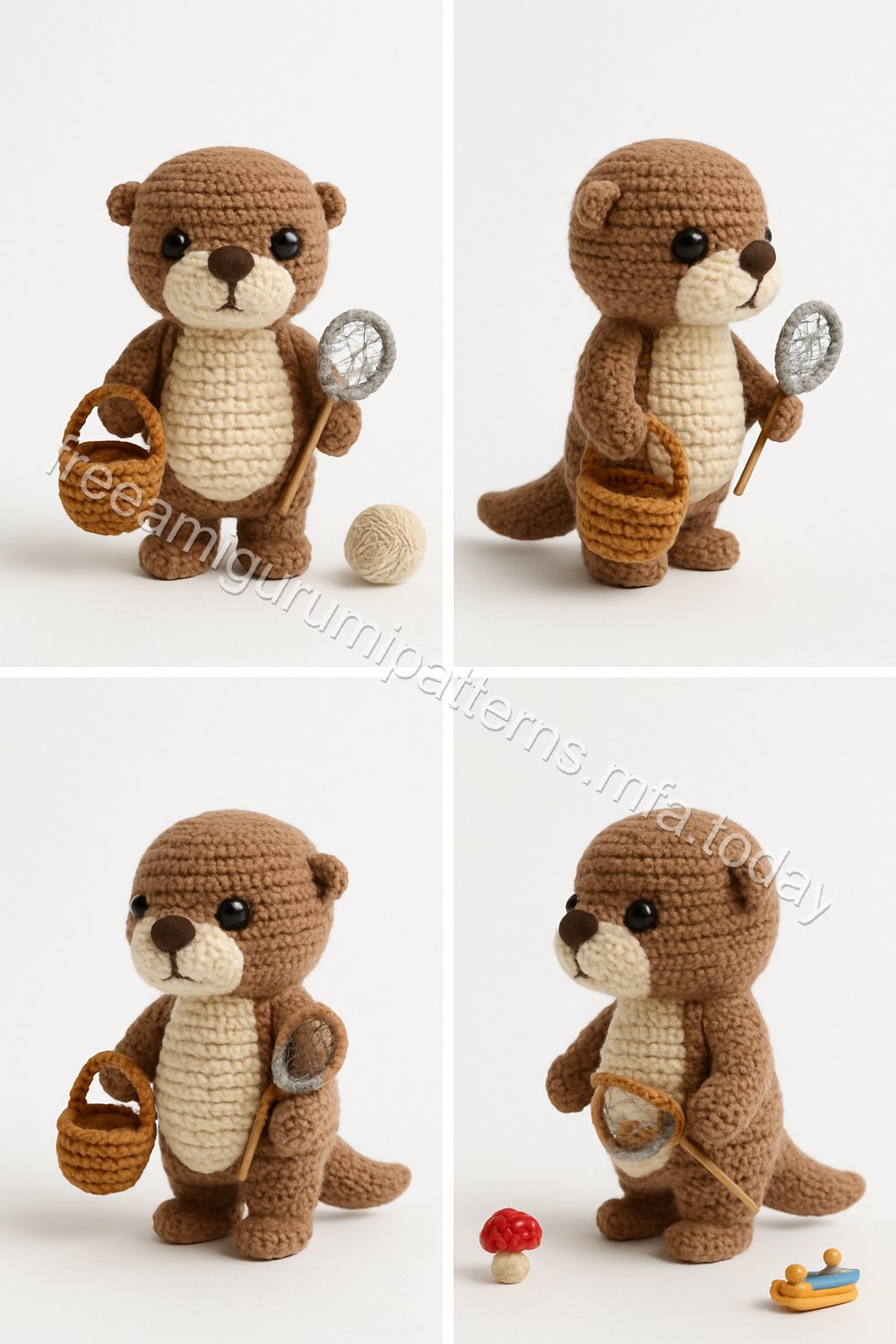 Amigurumi Otter Free Pattern