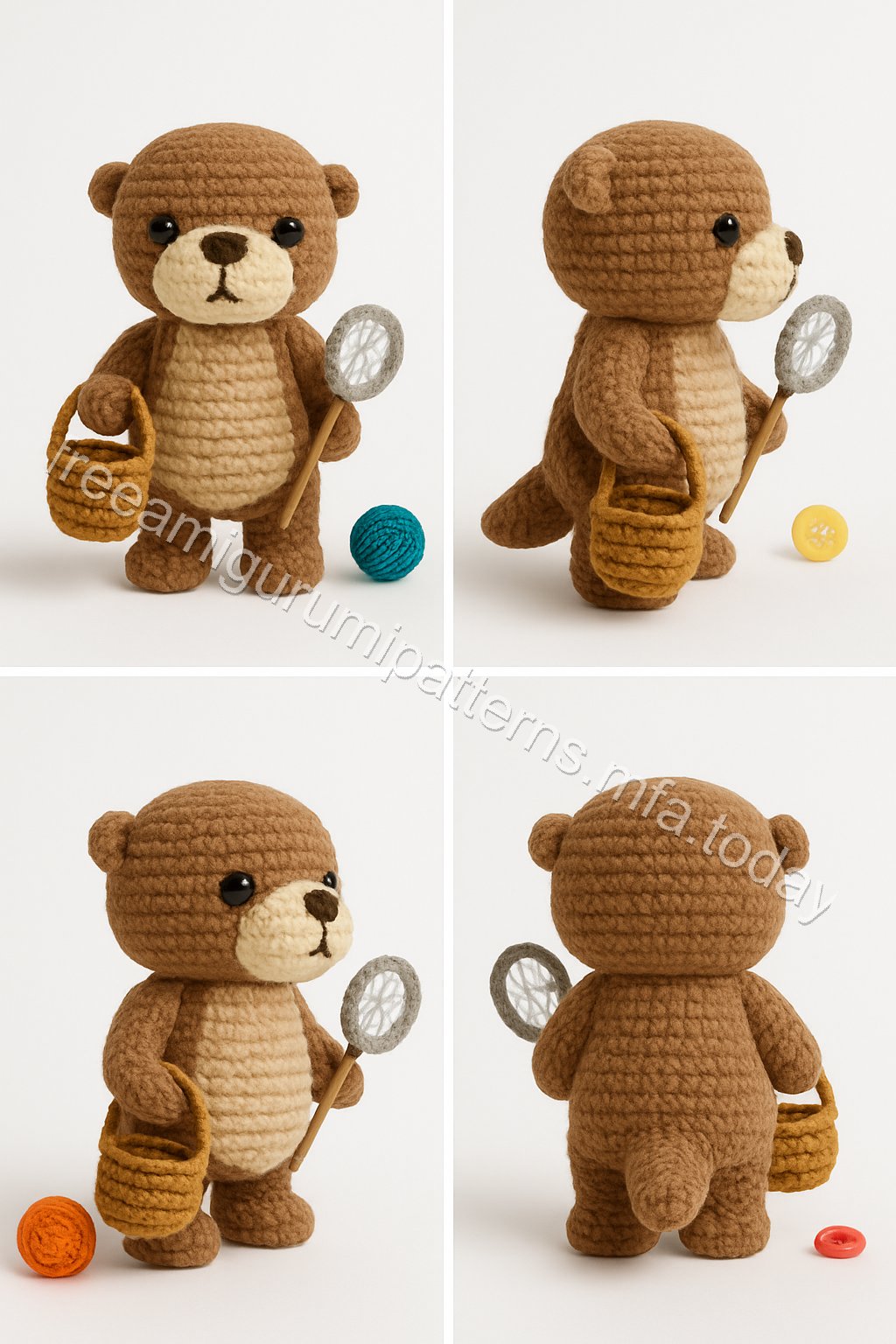 Amigurumi Otter Free Pattern