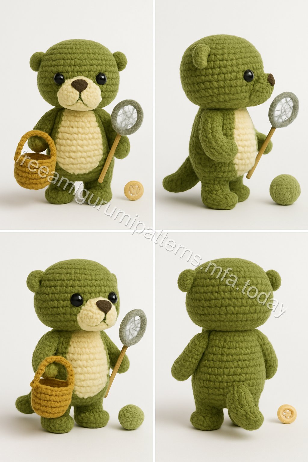 Amigurumi Otter Free Pattern