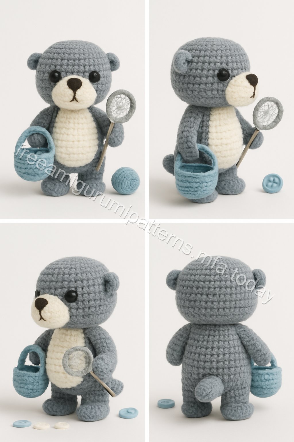 Amigurumi Otter Free Pattern