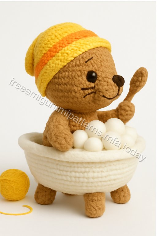 Amigurumi Otter Free Pattern