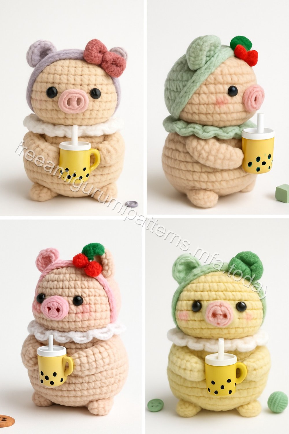 Amigurumi Boba Piglet Free Pattern