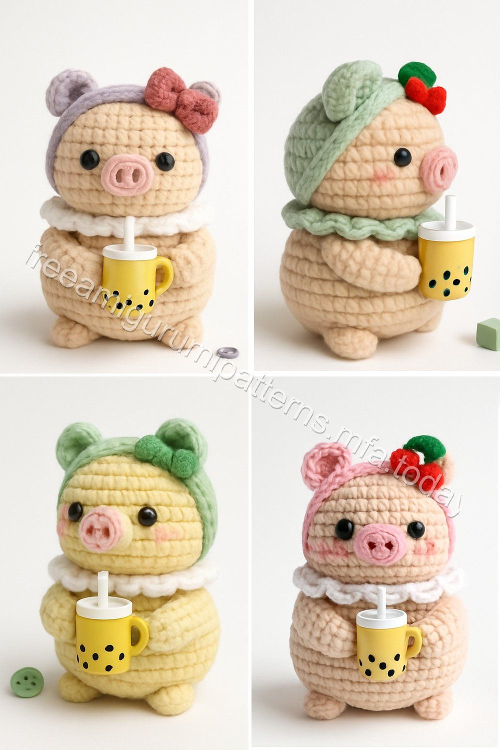 Amigurumi Boba Piglet Free Pattern