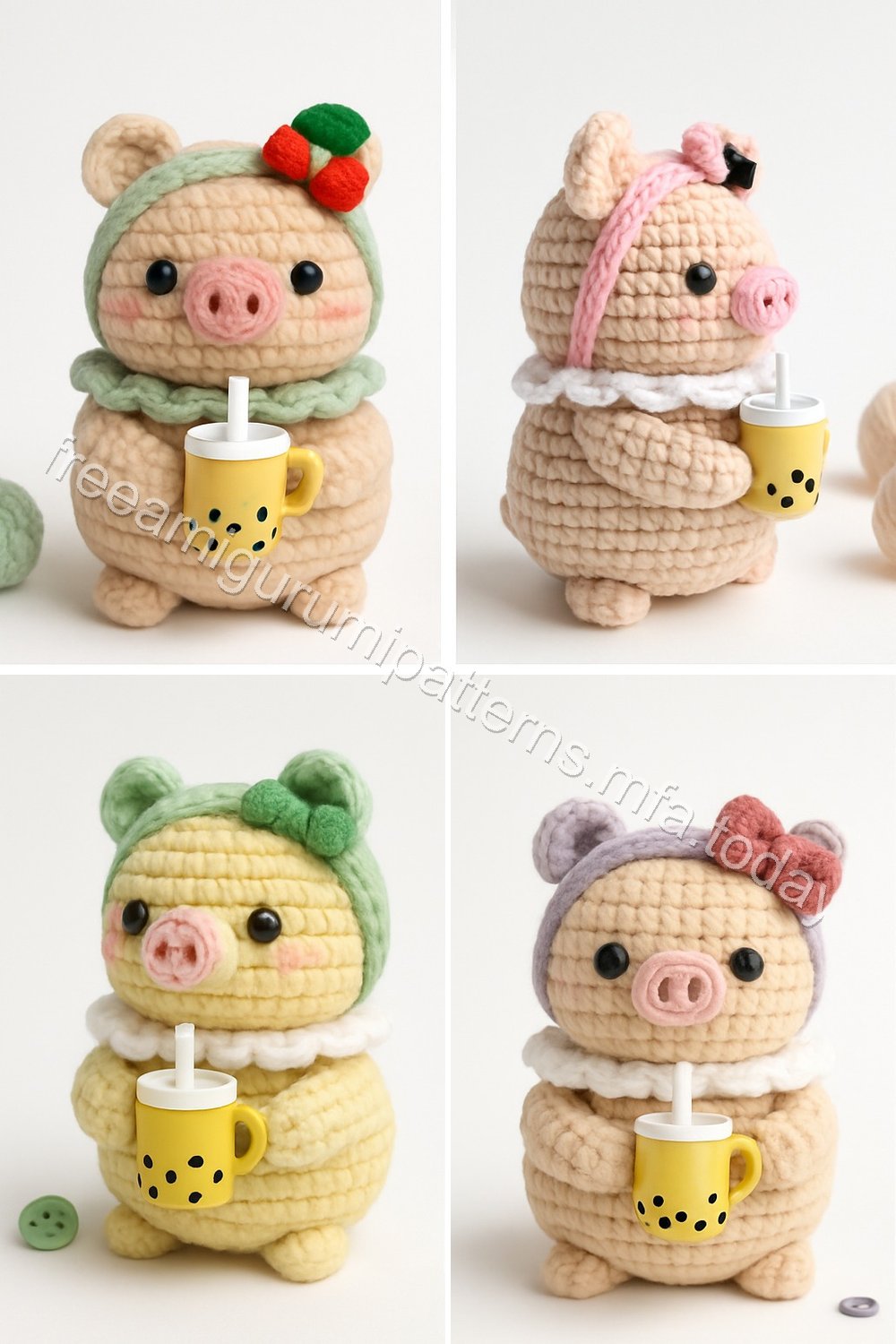 Amigurumi Boba Piglet Free Pattern