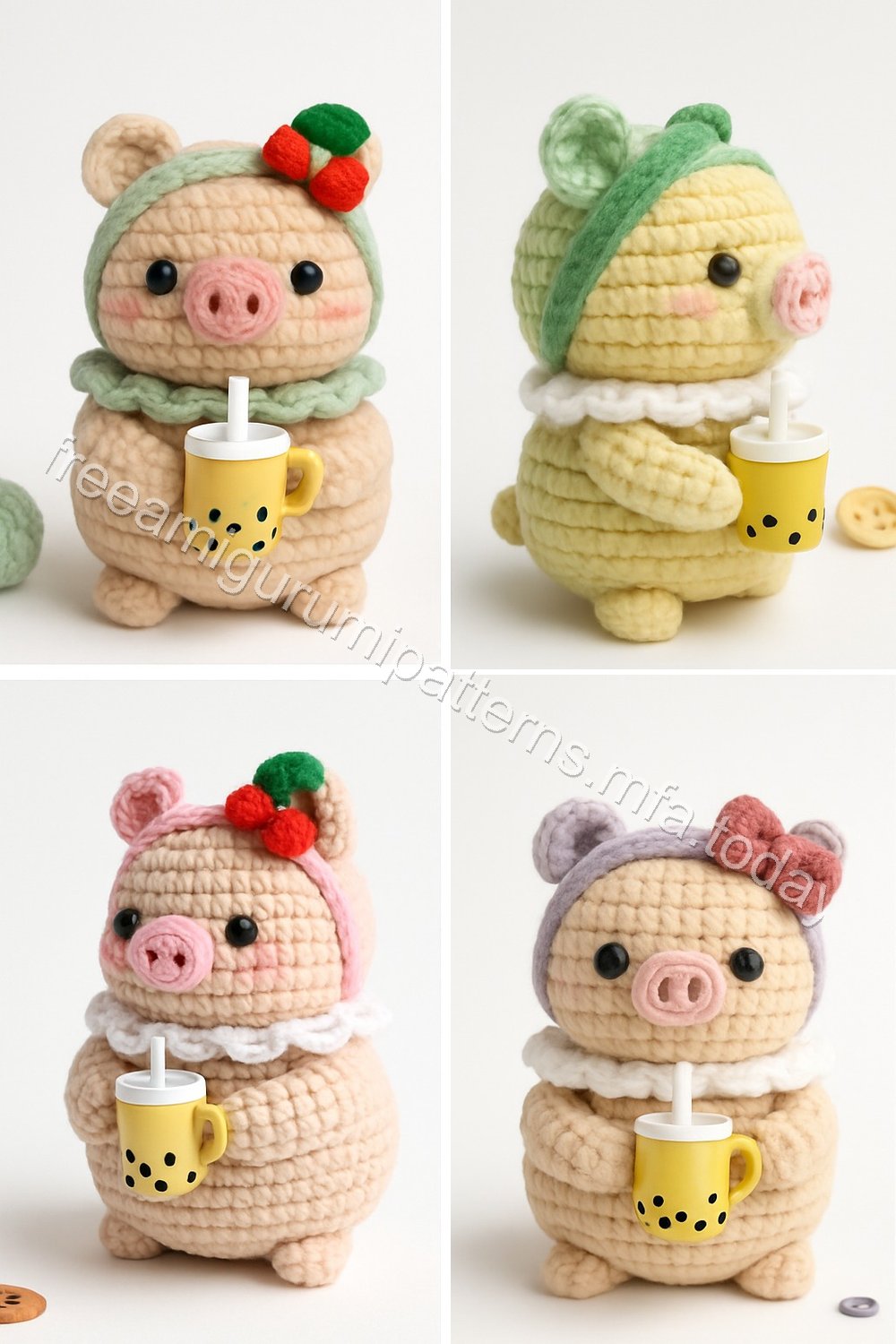 Amigurumi Boba Piglet Free Pattern