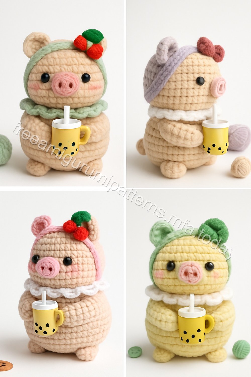 Amigurumi Boba Piglet Free Pattern