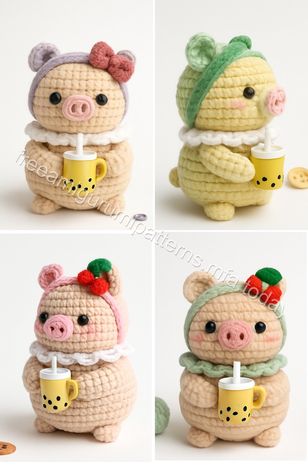 Amigurumi Boba Piglet Free Pattern