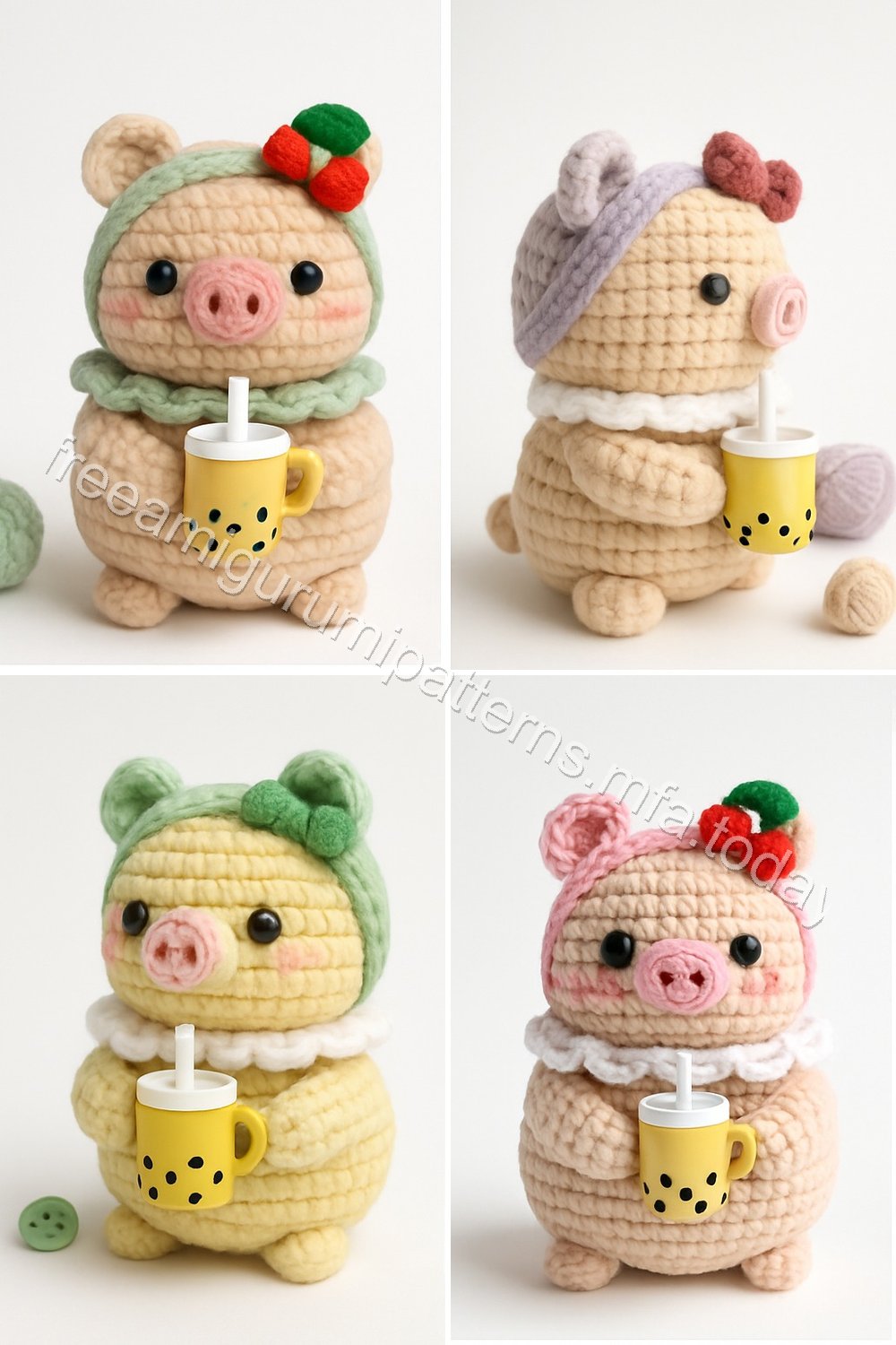 Amigurumi Boba Piglet Free Pattern