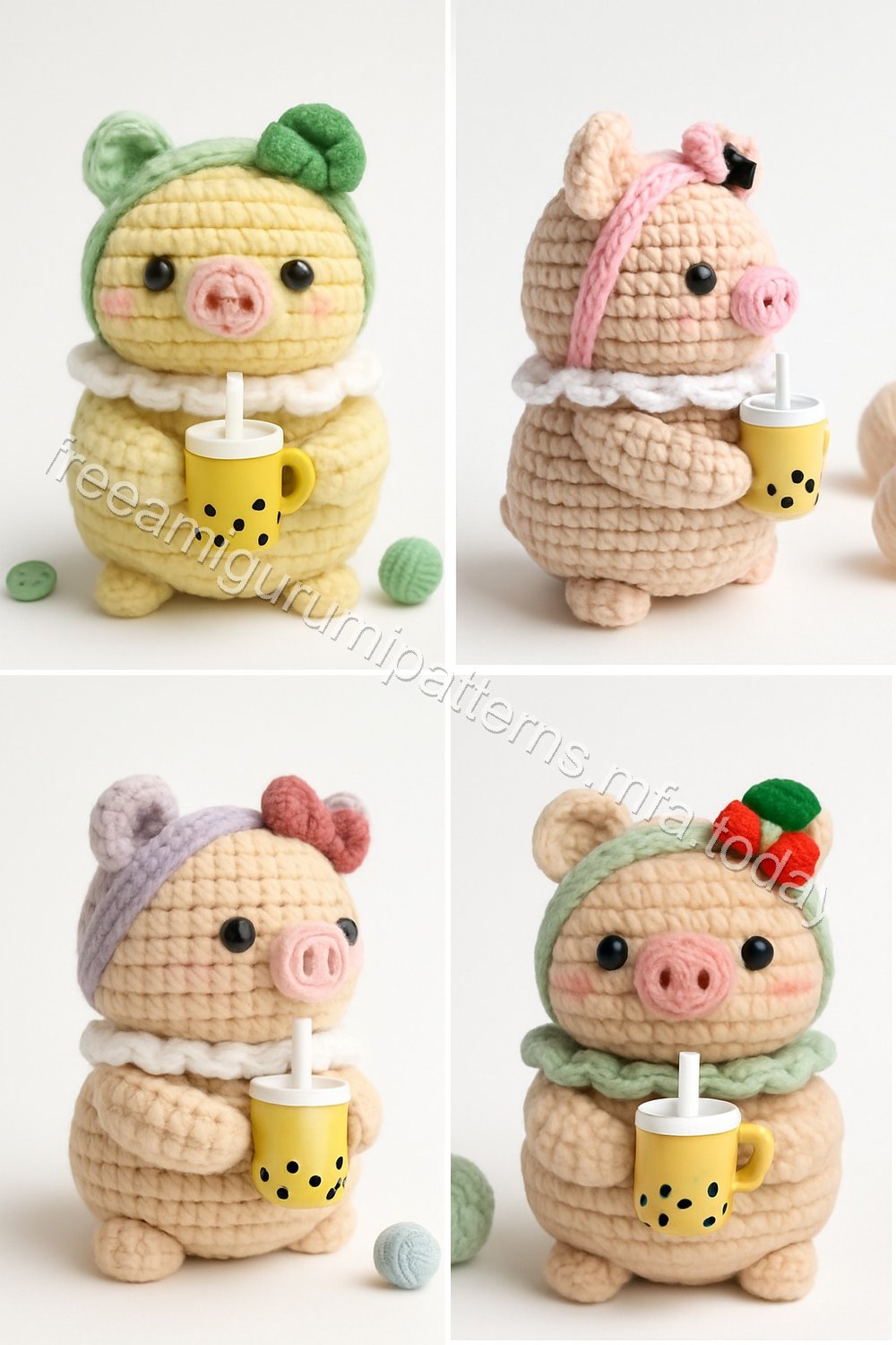 Amigurumi Boba Piglet Free Pattern