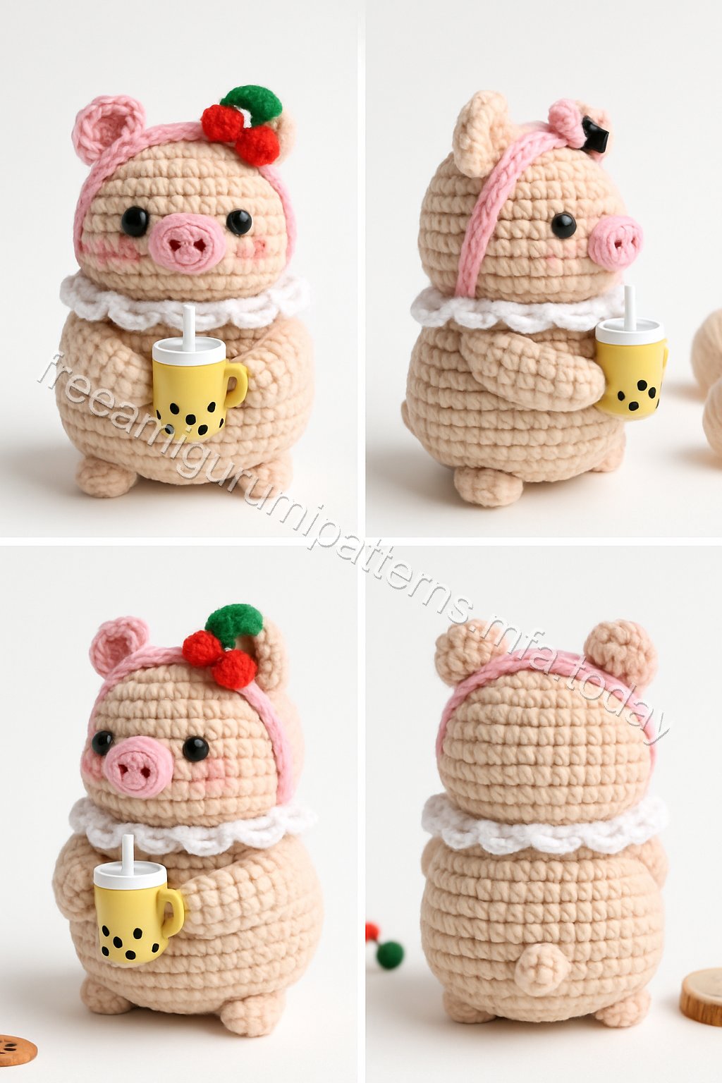 Amigurumi Boba Piglet Free Pattern