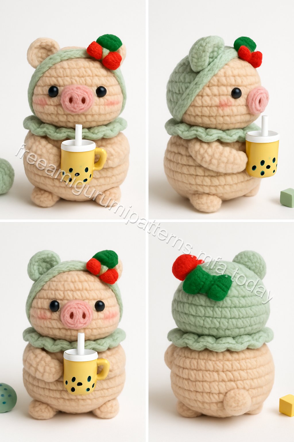 Amigurumi Boba Piglet Free Pattern
