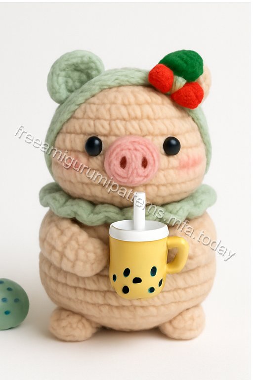 Amigurumi Boba Piglet Free Pattern