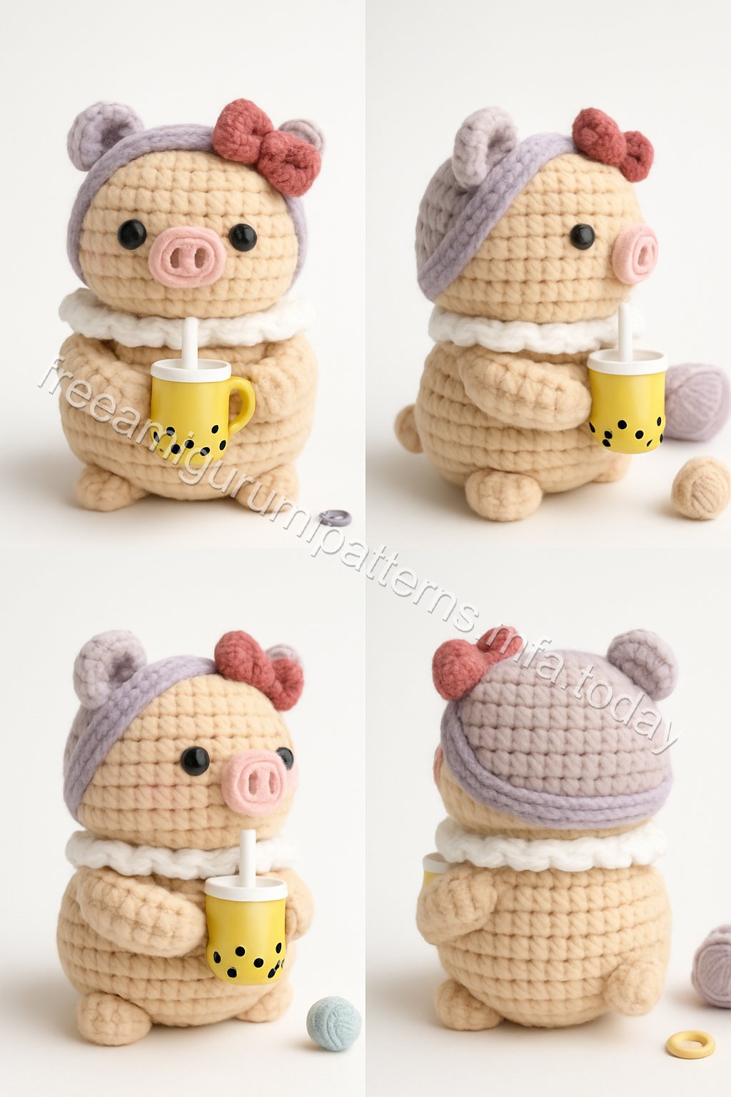 Amigurumi Boba Piglet Free Pattern