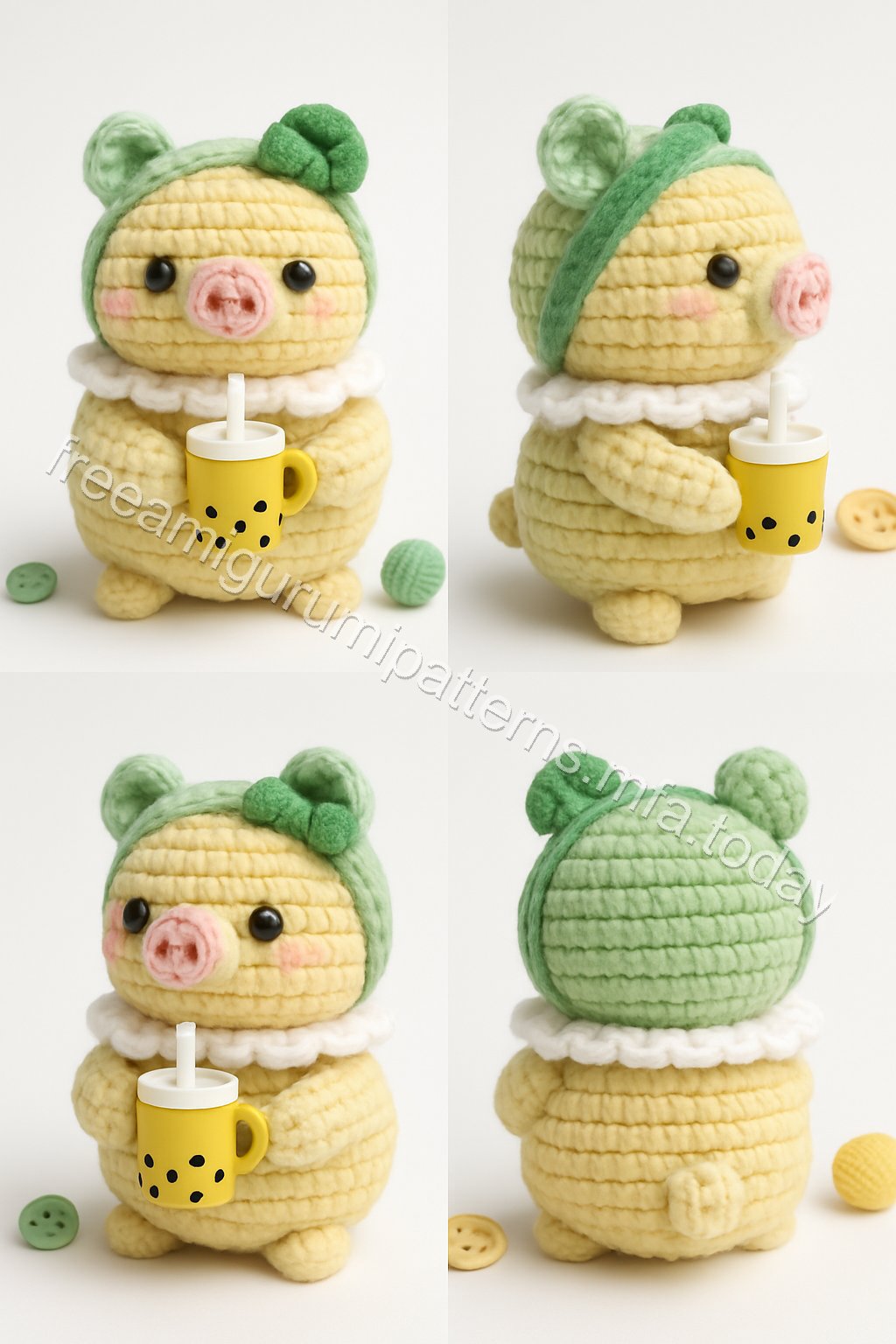 Amigurumi Boba Piglet Free Pattern