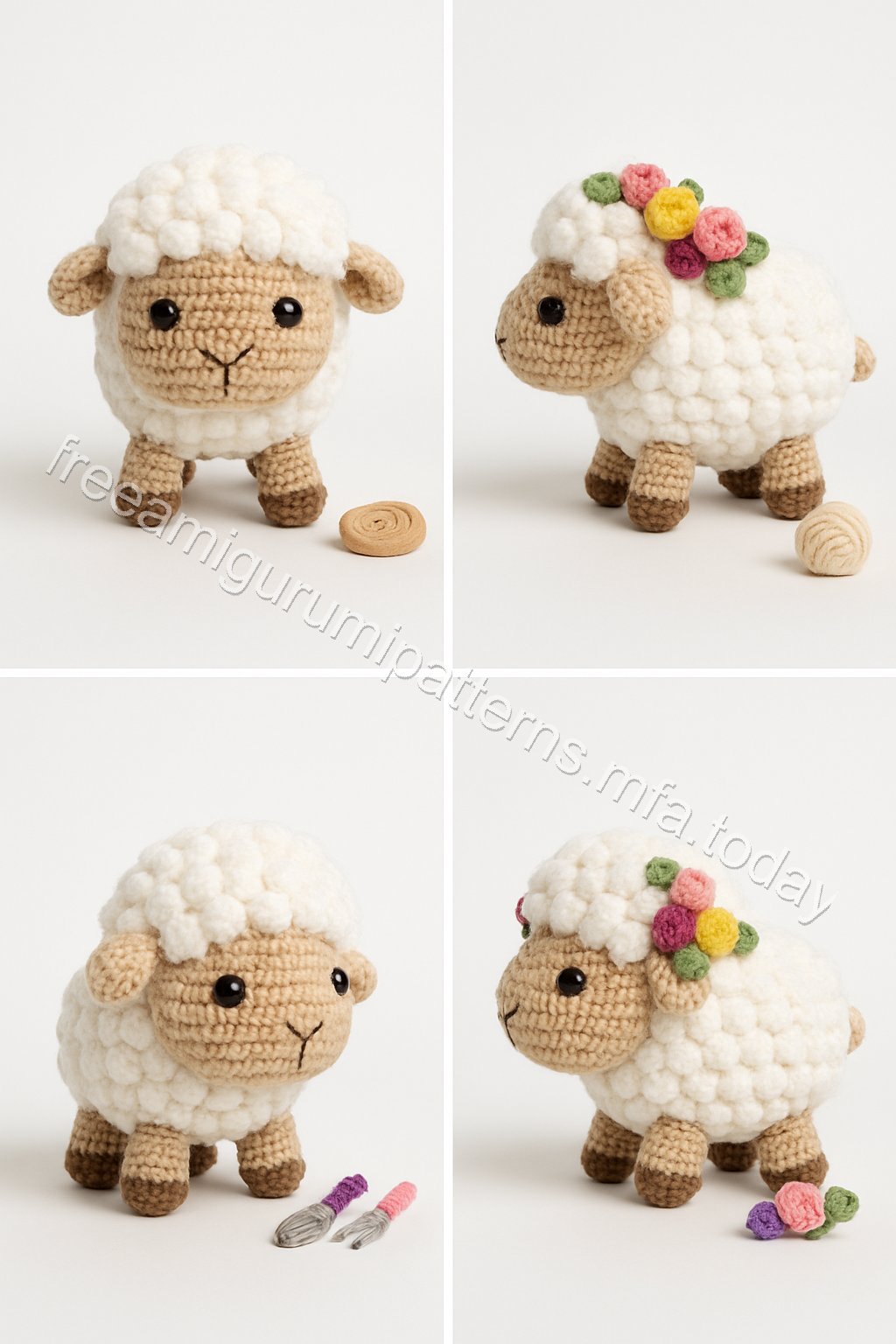 Amigurumi Sheep Free Pattern