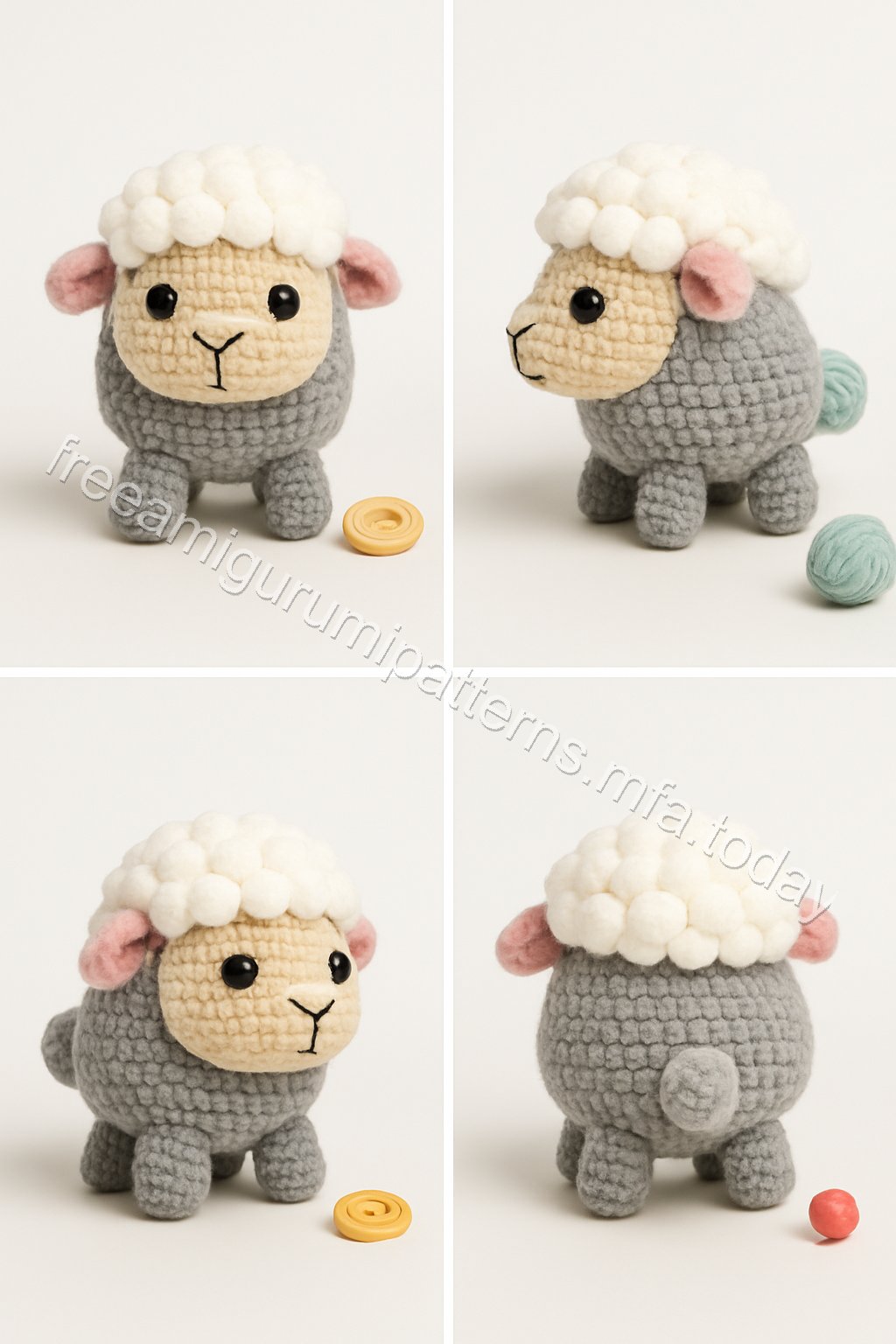 Amigurumi Sheep Free Pattern