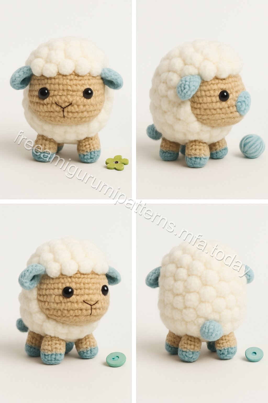 Amigurumi Sheep Free Pattern