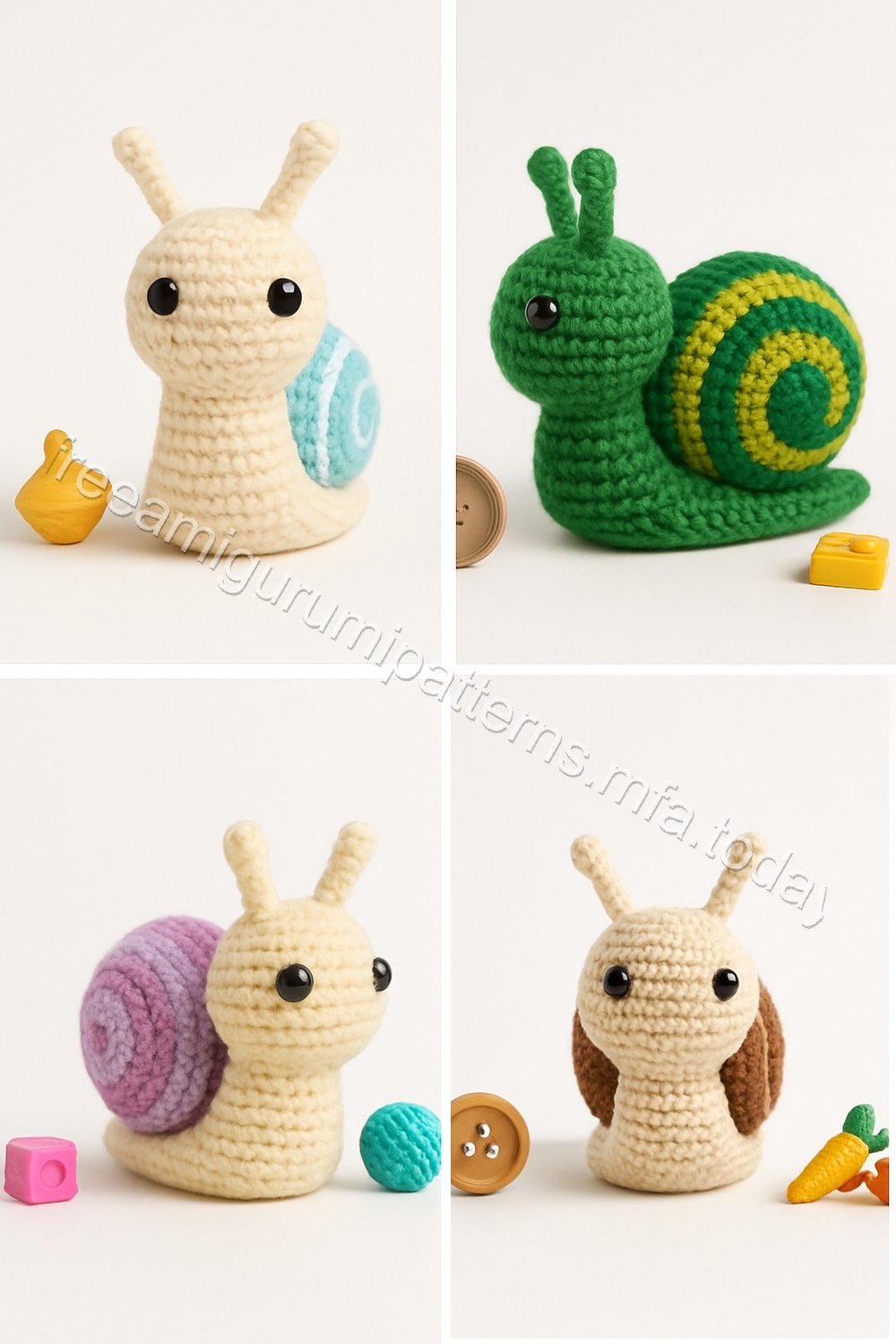 Amigurumi Snail Free Pattern