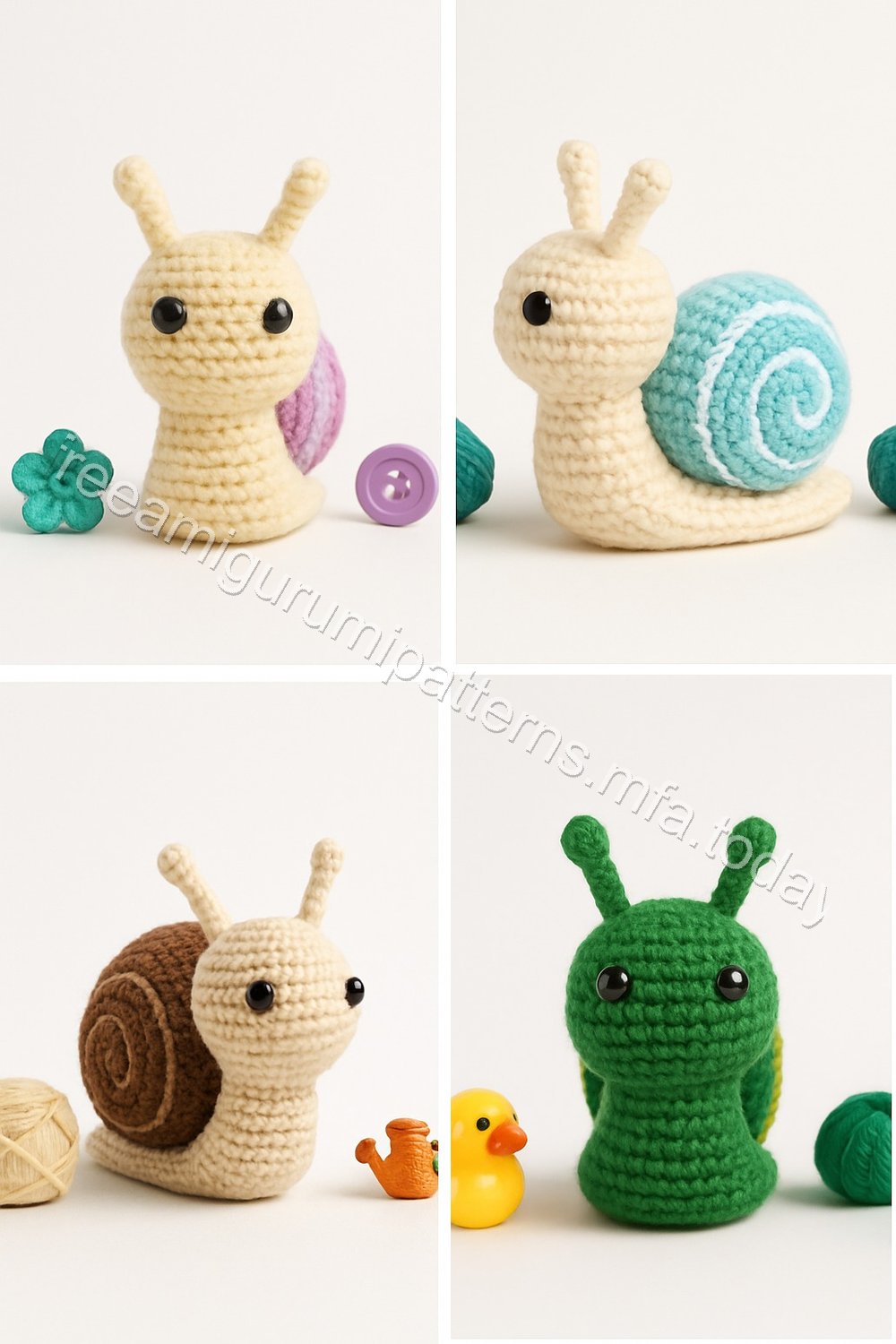 Amigurumi Snail Free Pattern