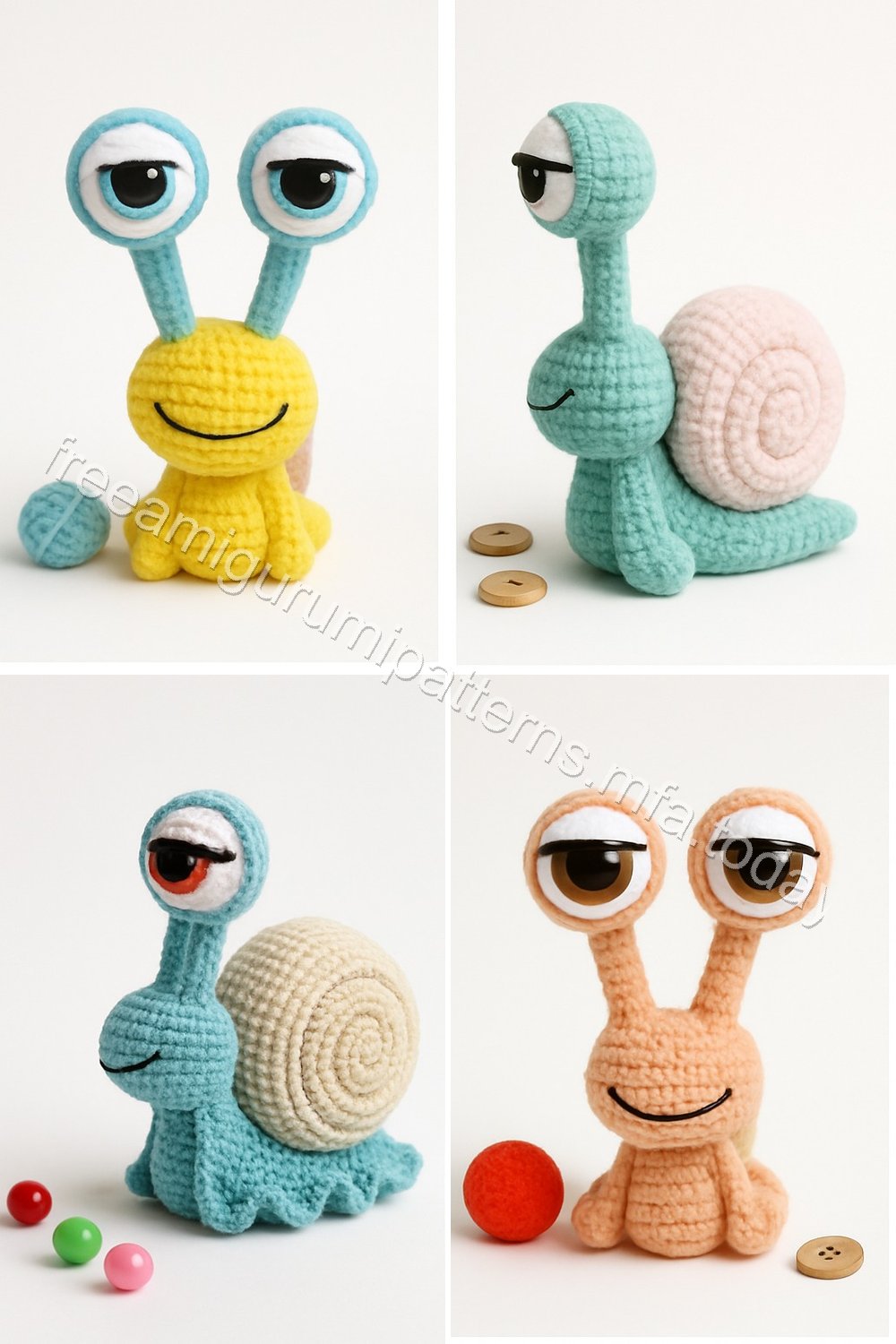 Amigurumi Snail Free Pattern