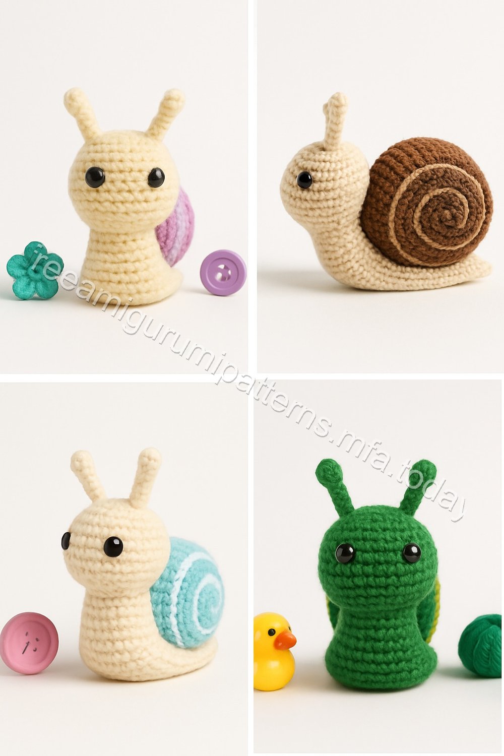 Amigurumi Snail Free Pattern