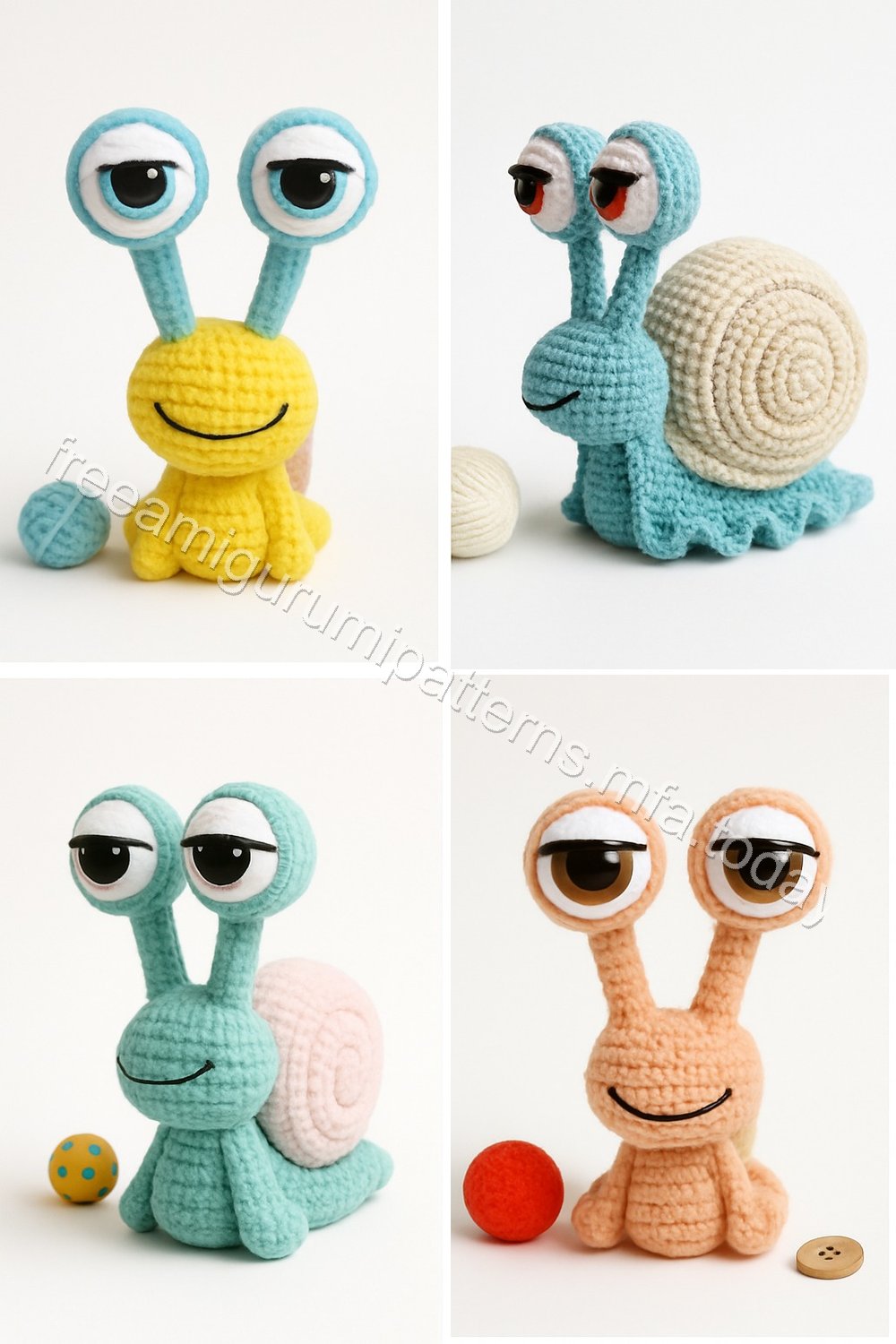Amigurumi Snail Free Pattern