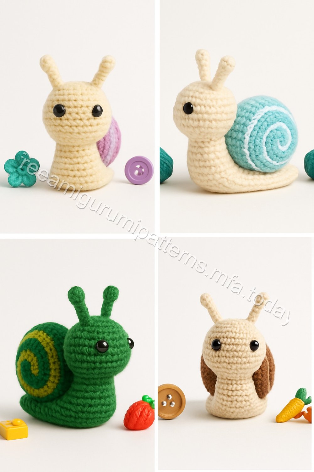 Amigurumi Snail Free Pattern