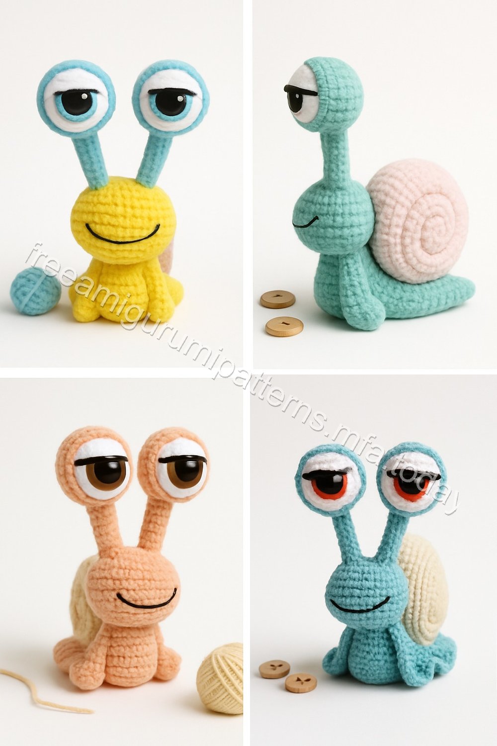 Amigurumi Snail Free Pattern