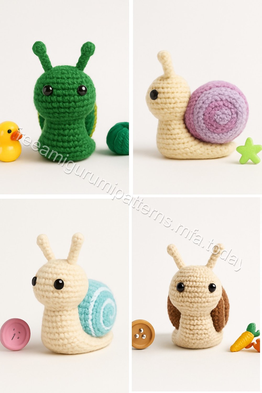 Amigurumi Snail Free Pattern