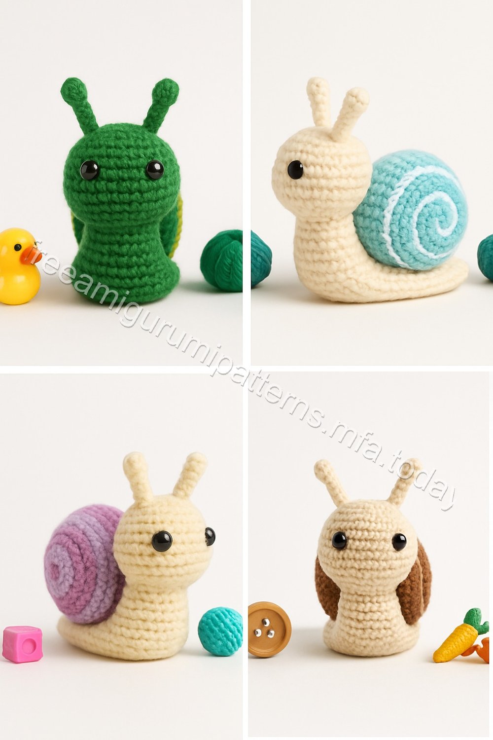 Amigurumi Snail Free Pattern
