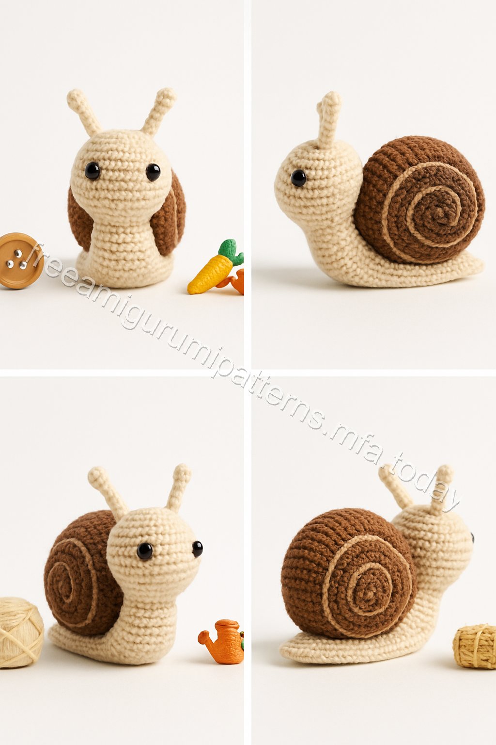 Amigurumi Snail Free Pattern