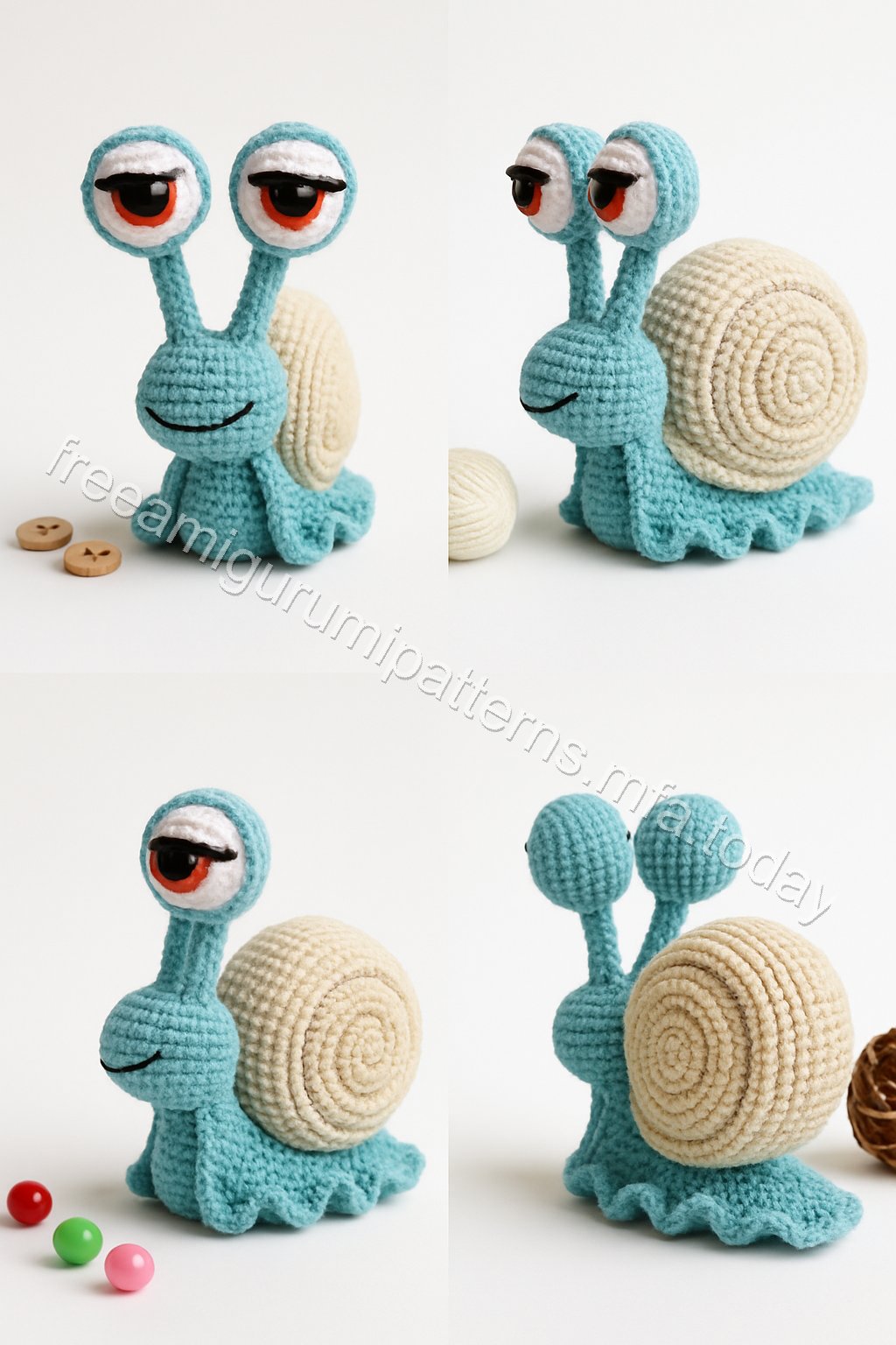 Amigurumi Snail Free Pattern