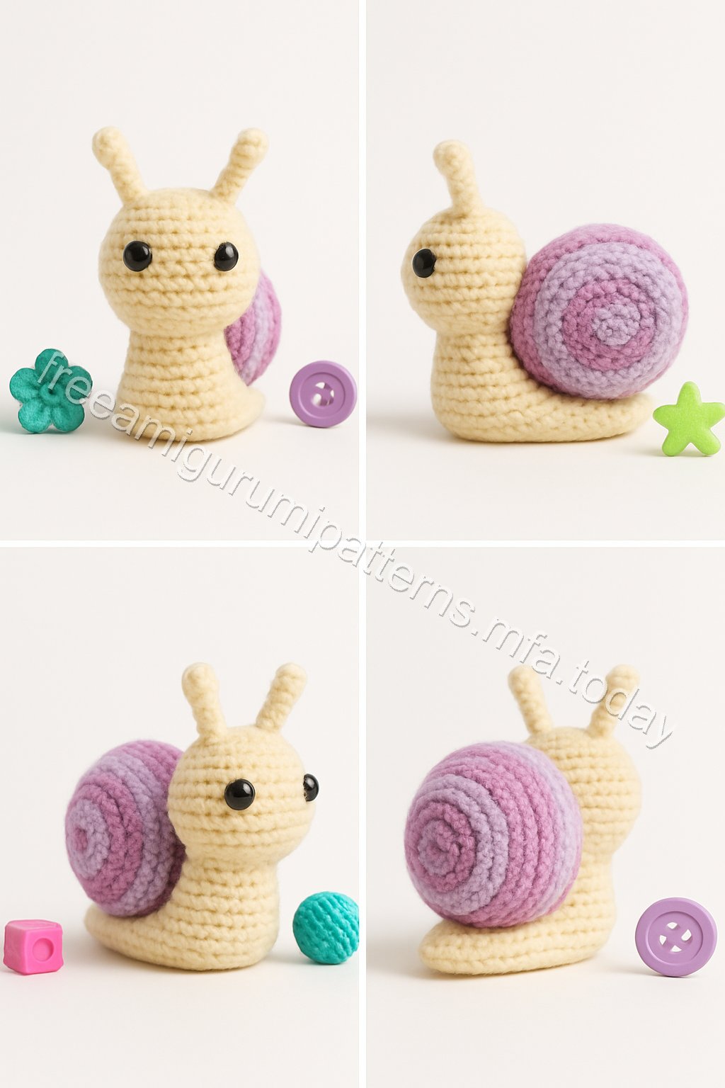 Amigurumi Snail Free Pattern