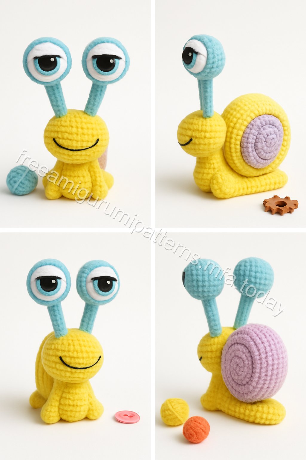 Amigurumi Snail Free Pattern
