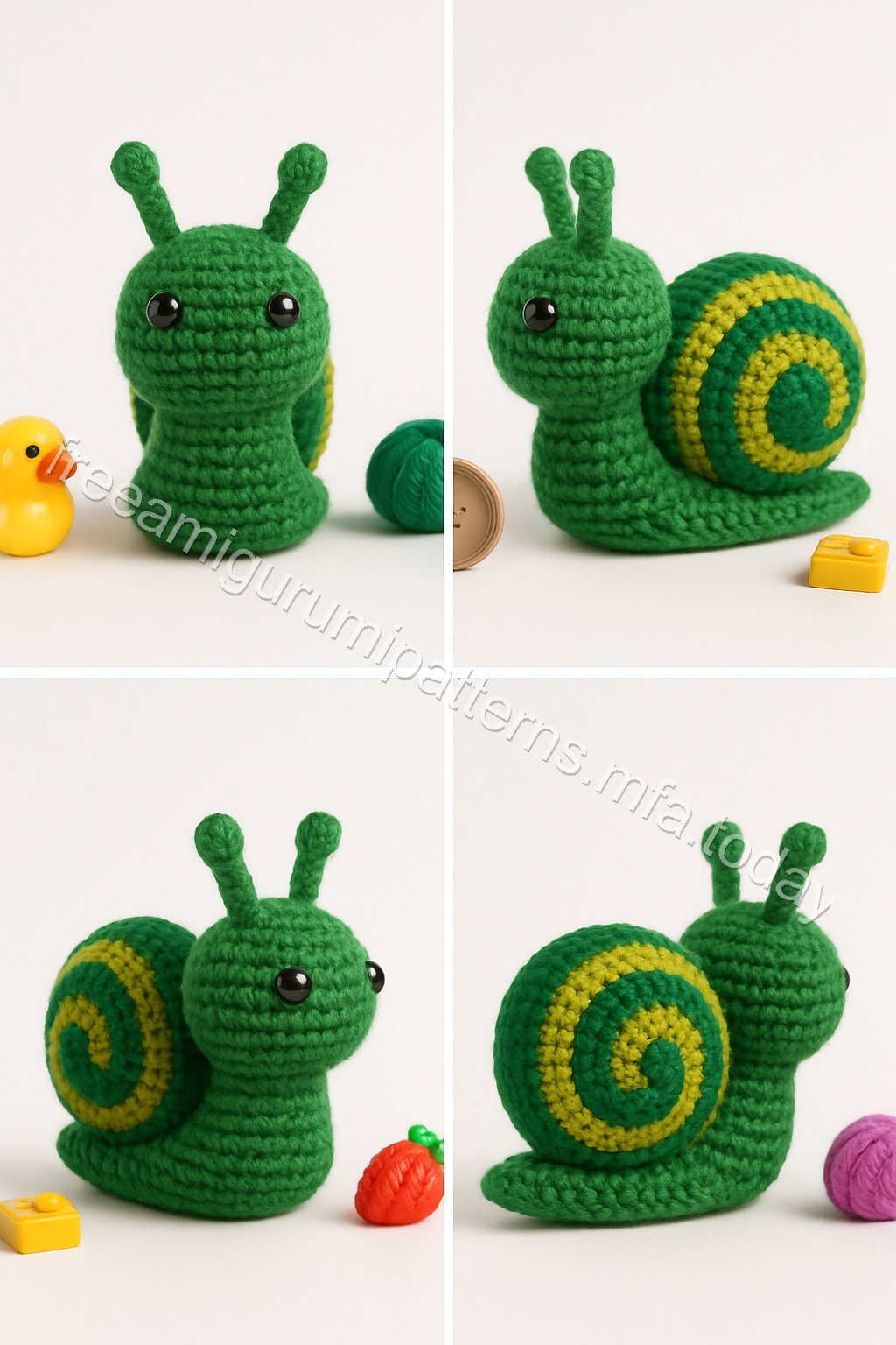 Amigurumi Snail Free Pattern