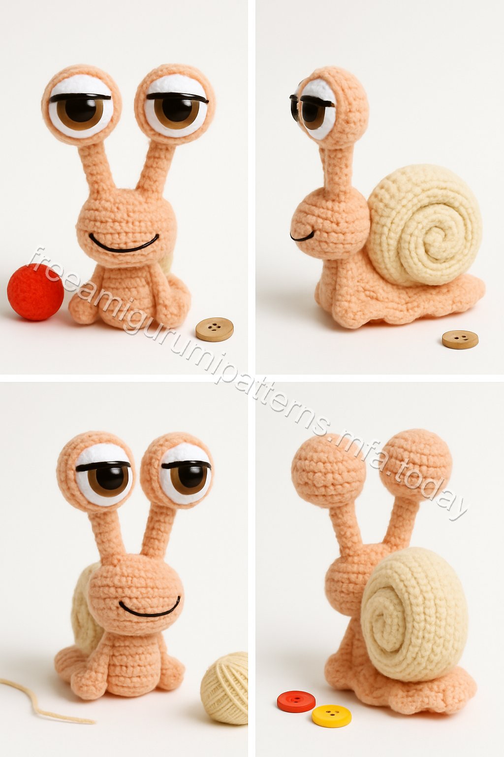 Amigurumi Snail Free Pattern